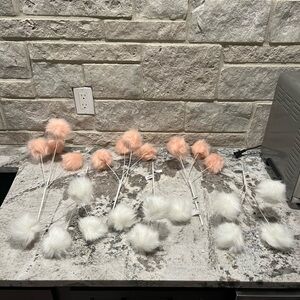NEW Lot of Pier 1 Faux  Fur Tree Sprays